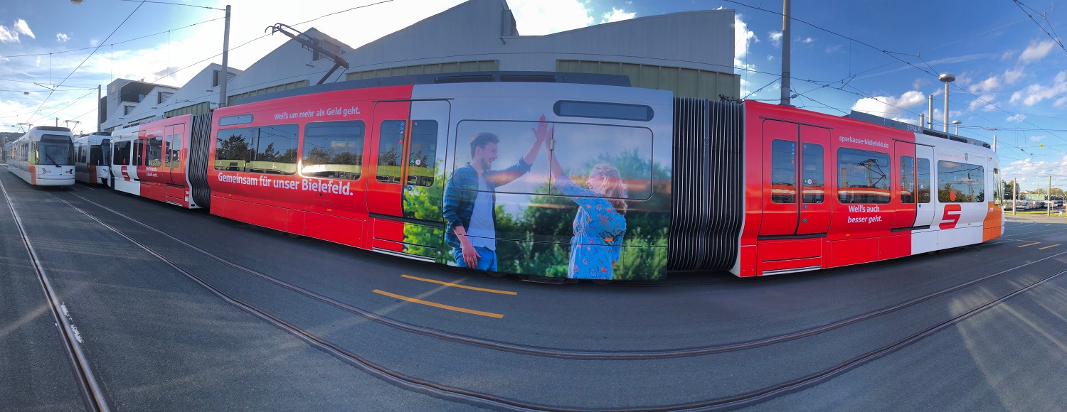 Außenwerbung <br> Sparkasse Bielefeld