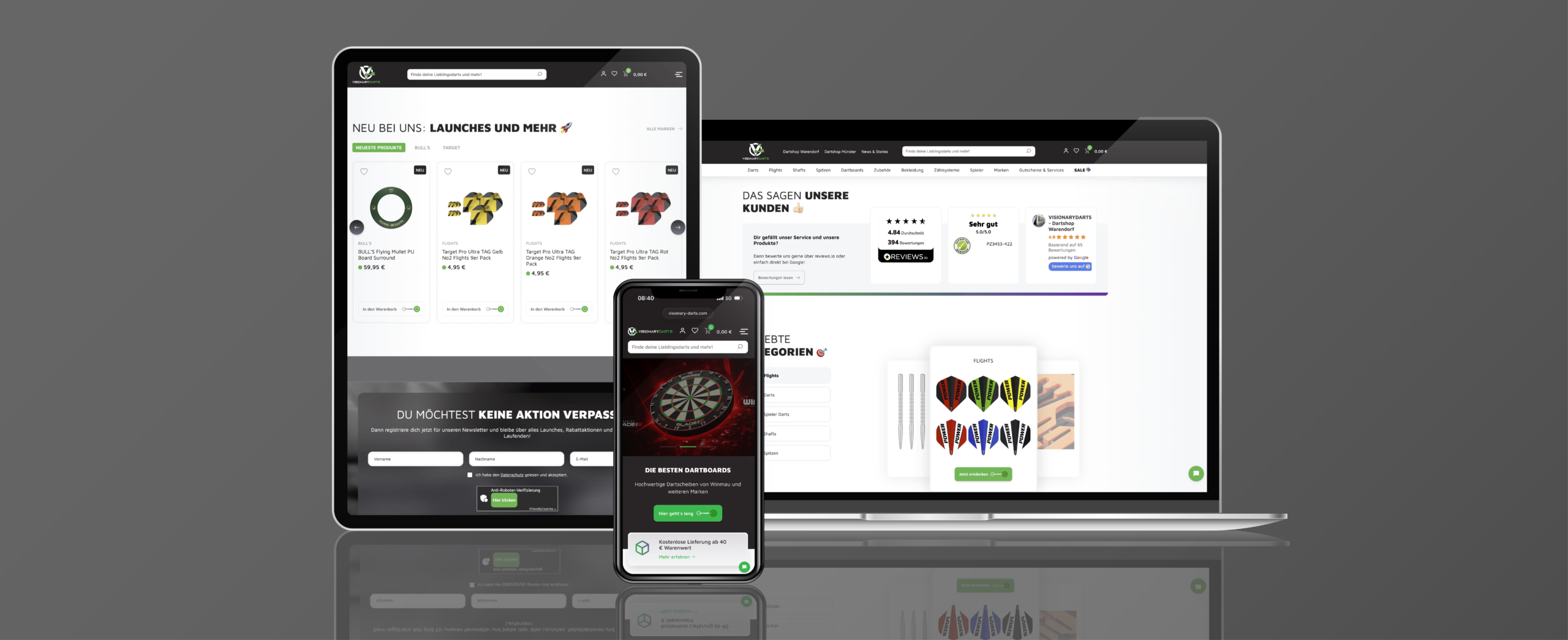 Visionary Darts Online-Shop